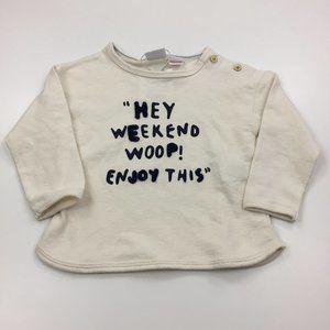 NWT ZARA BABY Unisex Print Long Sleeve Shirt Tops